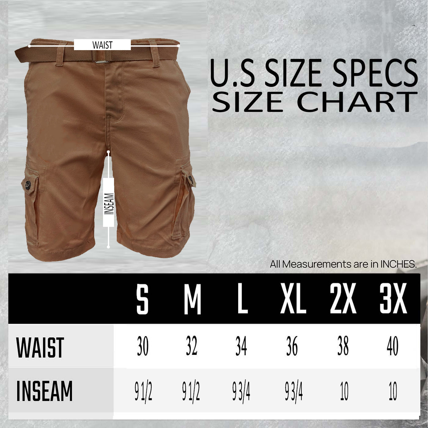 Belted Cargo Short-2