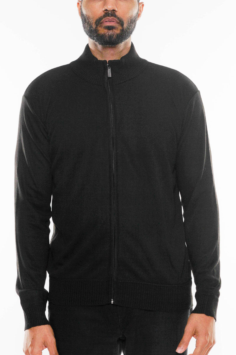 Full Zip Knit Sweater-2