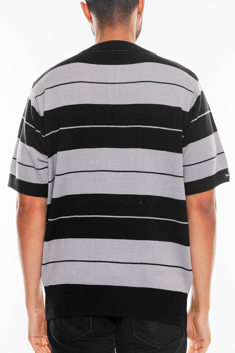 East Side Striped Polo Shirt-2
