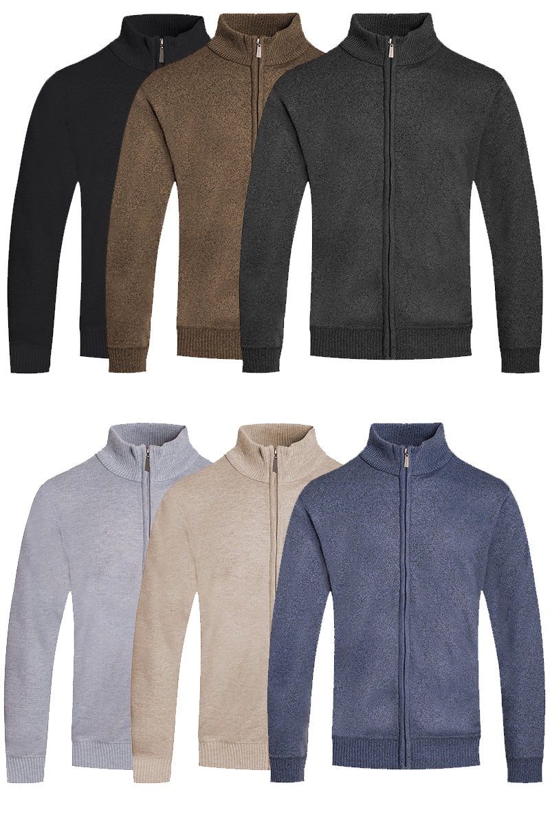 Full Zip Knit Sweater-1